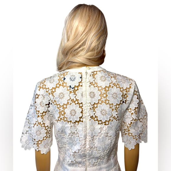 NEW! Modcloth | In Delicate Detail Lace Mini Dress | Size 4 - Picture 5 of 6